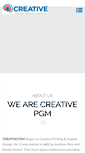 Mobile Screenshot of creativepgm.com